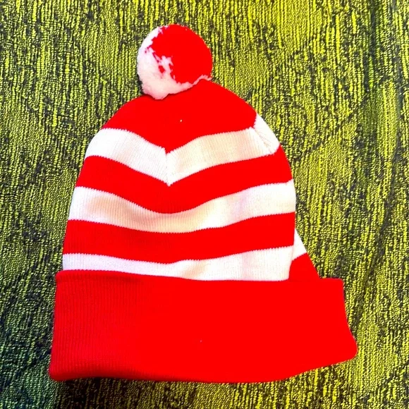 Army crew striped beanie hat - Picture 1 of 6